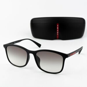 NEW Prada Linea Rossa PS01TSF DG00A7 Black Grey Gradient Rectangle Unisex